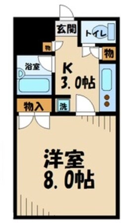 ウィングピュア壱番館の物件間取画像